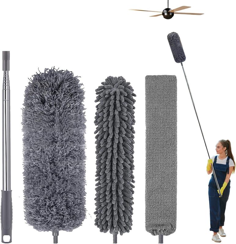 Microfiber Duster Kit with Extension Pole